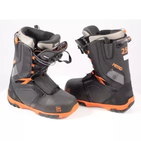 chaussures snowboard NITRO AGENT TLS 2020, BLACK/orange ( comme NEUVES )