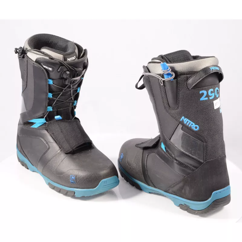 snowboard schoenen NITRO AGENT TLS 2020, BLACK/blue ( zoals NIEUWE )