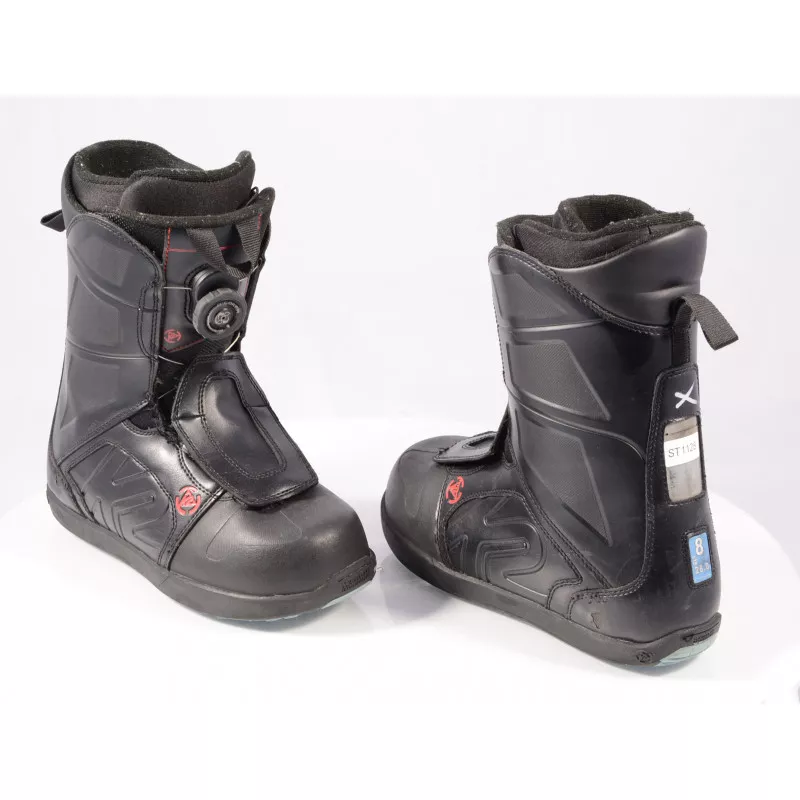 snowboard boots K2 RAIDER BOA, INTUITION, BOA-TECHNOLOGY, flex 6/10 BLACK/blue ( TOP condition )