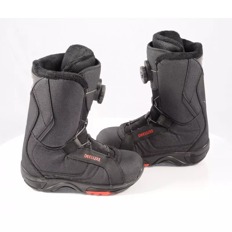 scarponi snowboard DEELUXE GAMMA BOA technology, COILER system, SECTION CONTROL LACING, black/red