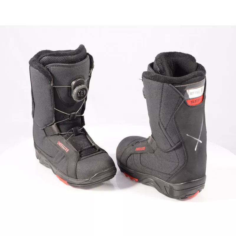 snowboardboots DEELUXE GAMMA BOA technology, COILER system, SECTION CONTROL LACING, black/red