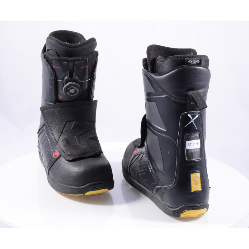 snowboardové topánky K2 RAIDER, INTUITION, BOA-TECHNOLOGY, flex 6/10 BLACK/yellow
