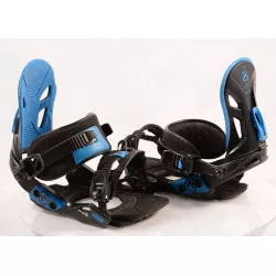 Snowboardbindung NITRO FREESTYLE CUSTOM BLACK/blue, size M/L