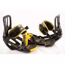 snowboard bindingen SALOMON PACT UNITE, BLACK/yellow, size L/XL