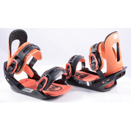 snowboardové viazanie SWITCHBACK Black/orange, size M ( TOP stav )