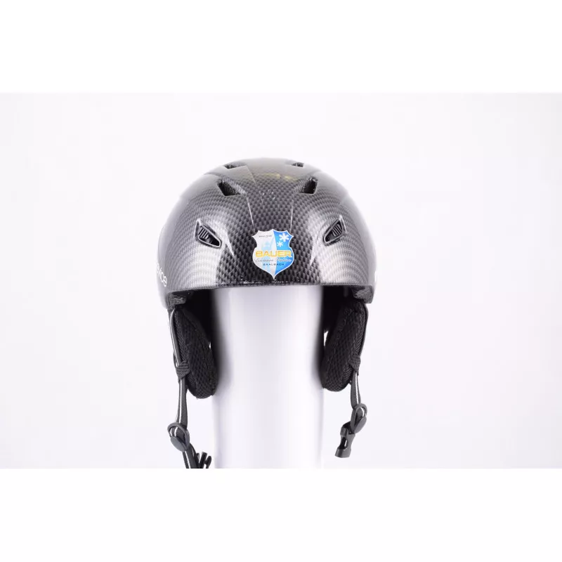 lyžiarska/snowboardová helma BLACK CREVICE CARBON 2019, antibacterial, air vent