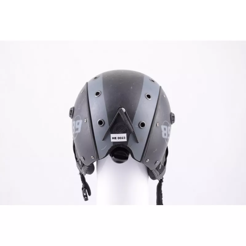 kask narciarsky/snowboardowy CASCO MINI PRO 89 black /grey, regulowany