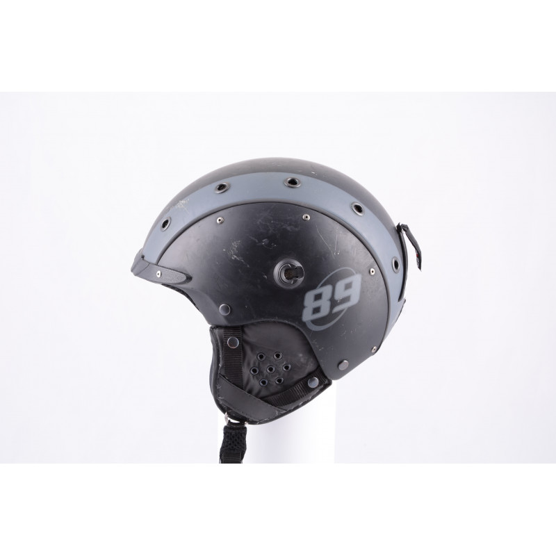 ski/snowboard helmet CASCO MINI PRO 89 black /grey, adjustable