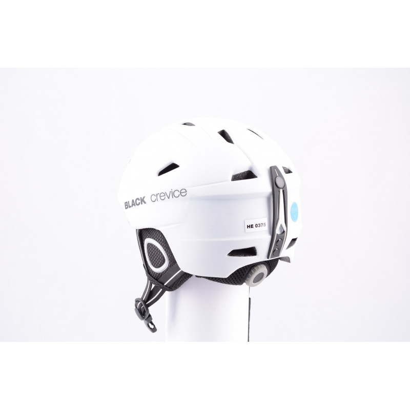 lyžiarska/snowboardová helma BLACK CREVICE WHITE 2019, antibacterial, nastaviteľná, air vent ( ako NOVÁ )