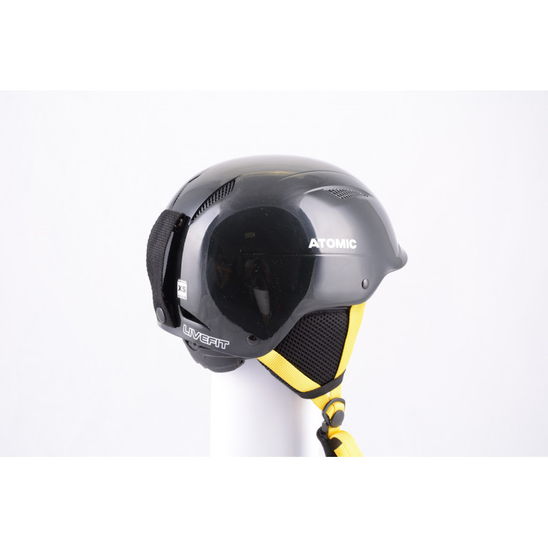 ski/snowboard helmet ATOMIC SAVOR LF live fit, BLACK/yellow, adjustable ( like NEW )