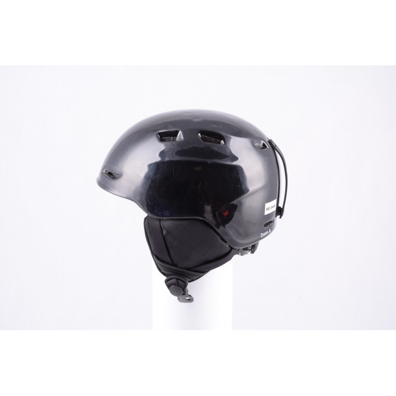 ski/snowboard helmet SMITH ZOOM JR. black, air vent, adjustable ( TOP condition )