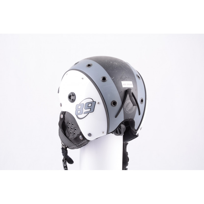 lyžiarska/snowboardová helma CASCO MINI PRO 89 white/grey/black 2018, nastaviteľná