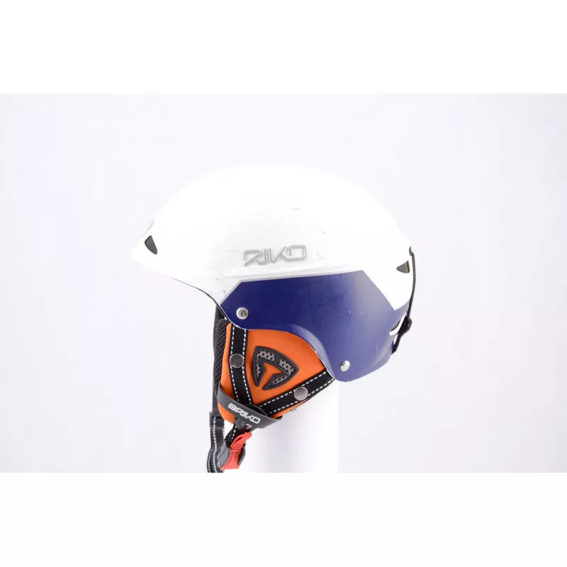 casque de ski/snowboard BRIKO SNOWY 2019, white/blue, réglable