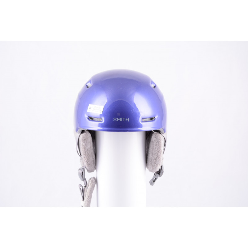 lyžiarska/snowboardová helma SMITH ZOOM JR. violet, air vent, nastaviteľná ( TOP stav )