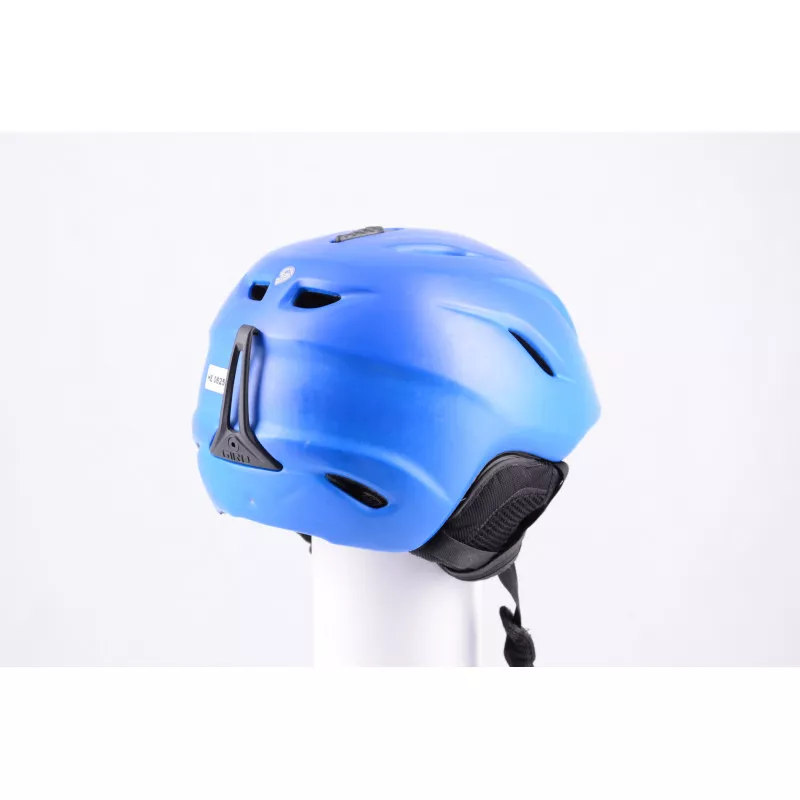 kask narciarsky/snowboardowy GIRO NINE blue, AIR ventilation, regulowany