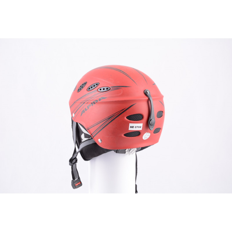 ski/snowboard helmet ALPINA LIPS FLEX red, adjustable