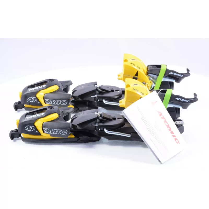 fixations de ski neuves ATOMIC J XTL 10 RACE B75, Black/Yellow ( NEUVES )