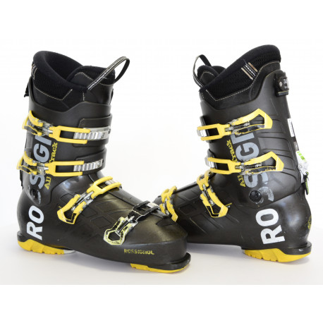ski boots ROSSIGNOL ALLTRACK 100, SKI/WALK, sensor grid, micro, macro, BLACK/yellow buckle