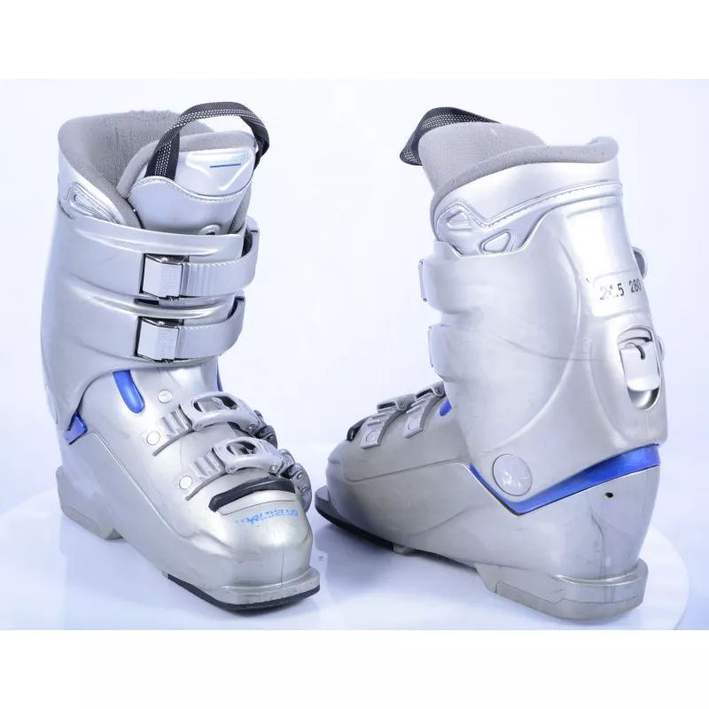 chaussures ski femme DALBELLO MX SUPER, SKI/WALK, ratchet buckles, GREY/blue