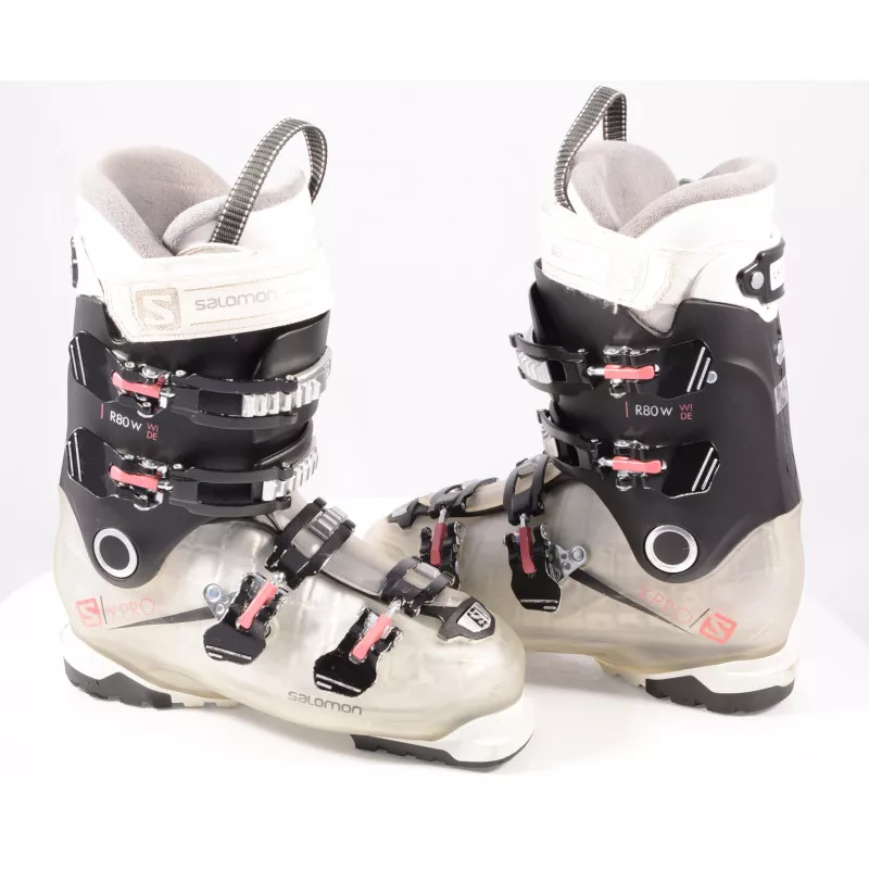 dames skischoenen SALOMON X PRO R80 W WIDE 2020, Oversized pivot, Calf adjuster, micro, macro