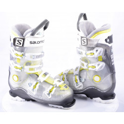 women's ski boots SALOMON X PRO R80 W, Transp/yellow, CALF adj., MY CUSTOM FIT 3D, micro, macro