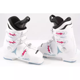 buty narciarskie dla dzieci ATOMIC HAWX GIRL 3, 2020, WHITE/denim blue, macro