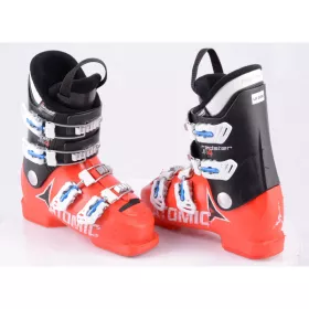 children's/junior ski boots ATOMIC REDSTER JR 4, RED/black, micro, macro, THINSULATE insulation