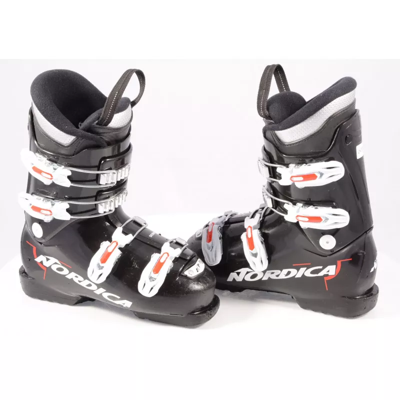 buty narciarskie dla dzieci NORDICA DOBERMANN GP TJ 2019, BLACK/white, macro ( TOP stan )