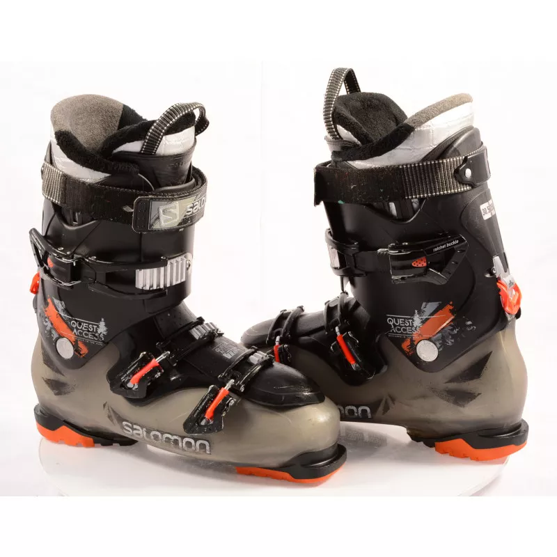 buty narciarskie SALOMON QUEST access 770, energyzer 80, ratchet buckles, SKI-WALK, black/orange