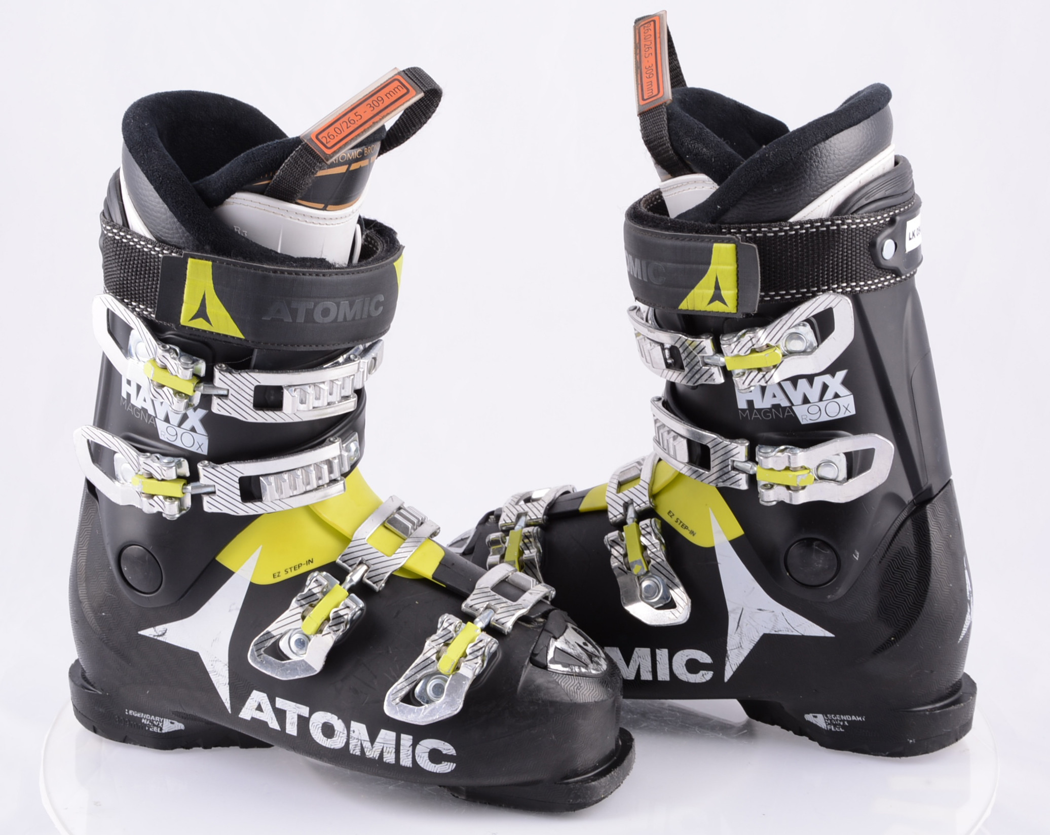 ski boots ATOMIC HAWX MAGNA R90 X, micro, macro, EZ STEP-IN, BLACK 