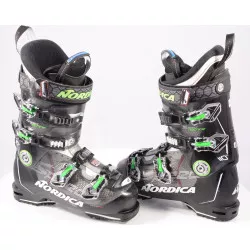 ski boots NORDICA SPEEDMACHINE 110 R 2019, BLACK/green, ANTIBACTERIAL, GRIP walk, canting, micro, macro