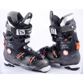 chaussures ski SALOMON QUEST ACCESS R80 BLACK/orange, Ratchet buckle, SKI/WALK, micro, macro