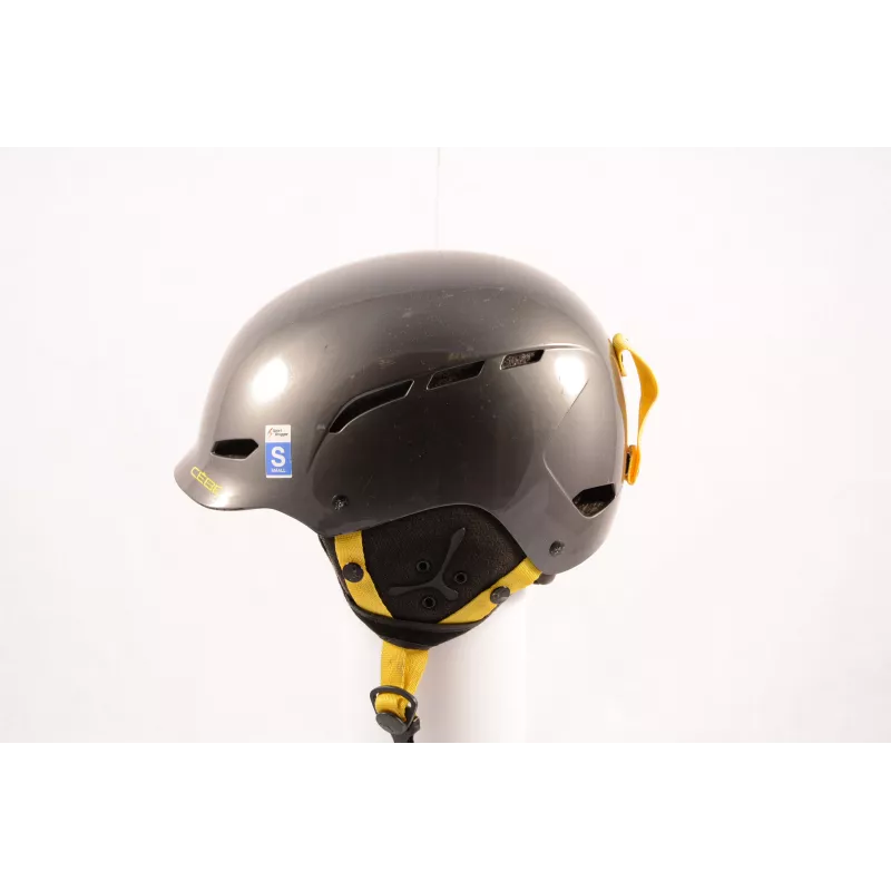 ski/snowboard helmet CEBE DUSK, grey/yellow adjustable