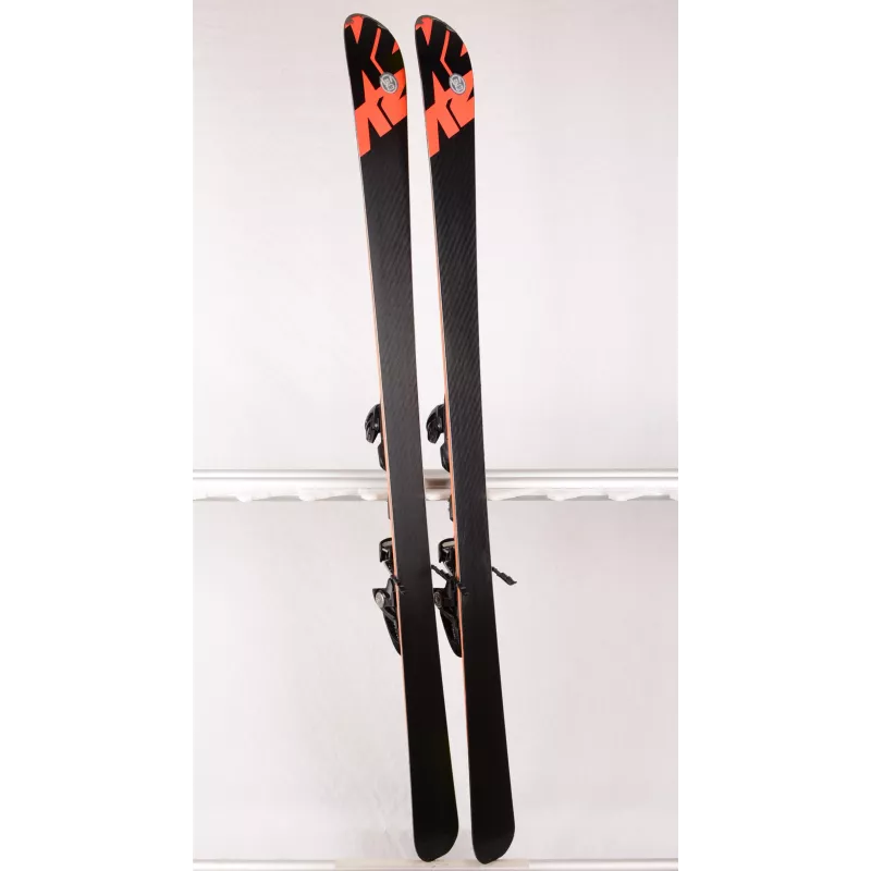 skis K2 AMP RICTOR 80, metal laminated, RX technology, HYBER tech, ALL terrain rocker + Marker MX 12.0 ( TOP condition )