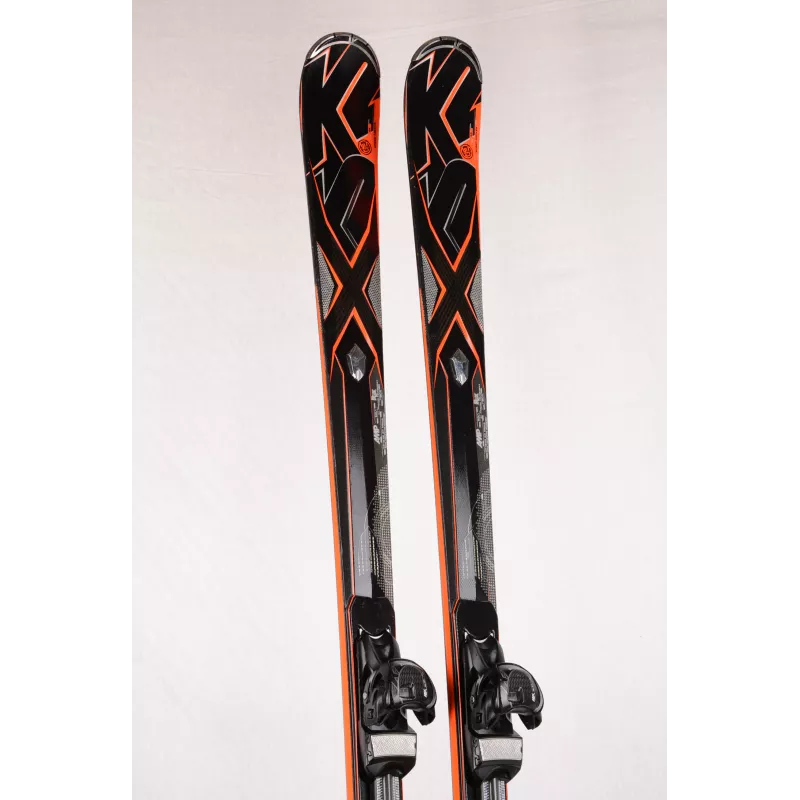 skidor K2 AMP BOLT RX black/orange, AM rocker, METAL laminate, RX technology, SPEEDROCKER + Marker MX 12.0