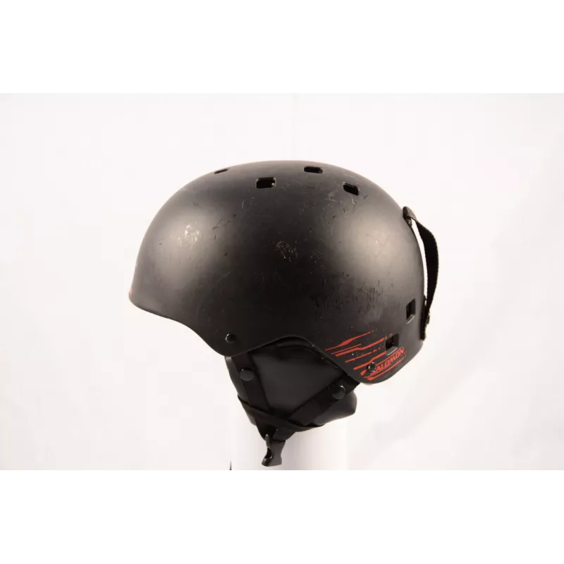 ski/snowboard helmet SALOMON JIB Black/red adjustable