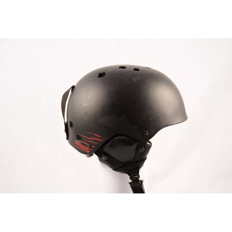 ski/snowboard helmet SALOMON JIB Black/red adjustable