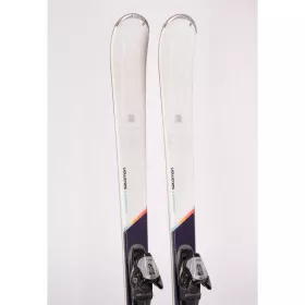 dames ski's SALOMON W-MAX 7 woodcore, power frame fibre + Salomon L 10 Lithium
