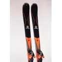 Ski SALOMON X-DRIVE 8.0 Ti2, black/orange, X-CHASSIS, Woodcore, Ti2 + Salomon XT12