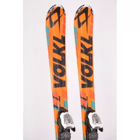 children's/junior skis VOLKL RACETIGER GS orange/orange + Marker 4.5 white