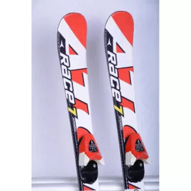 Kinder/Junior Ski ATOMIC RACE 7, RED/WHITE, white RACE + Atomic Evox 045