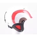 lyžiarska/snowboardová helma CARRERA CJ-1 WHITE/red, nastaviteľná ( ako NOVÁ )