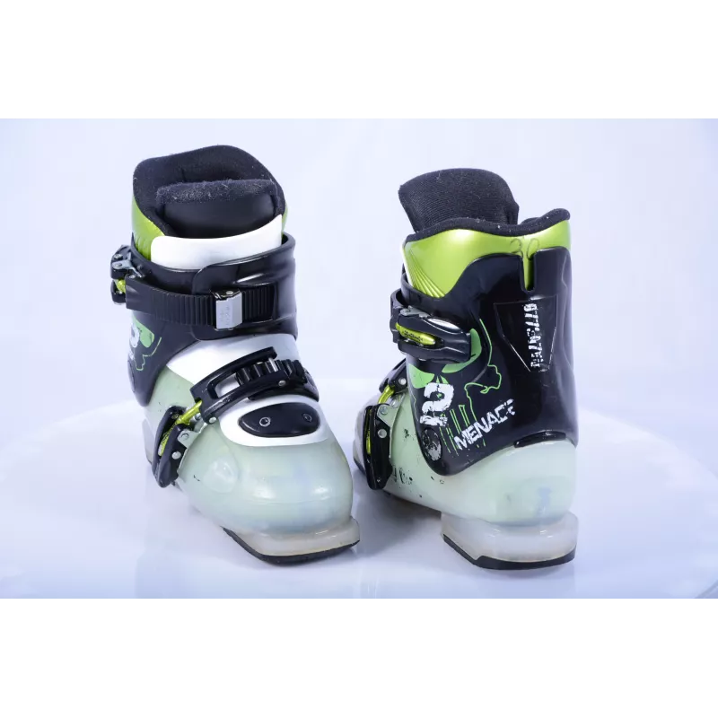 kinder skischoenen DALBELLO MENACE 2, transparent green/black