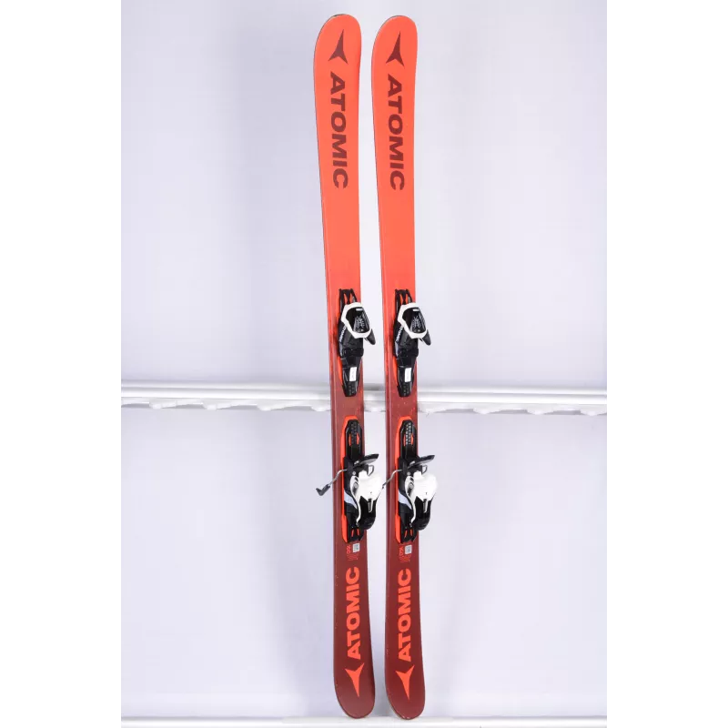 skis freestyle ATOMIC PUNX 5, full red, TWINTIP + Atomic Lithium 10