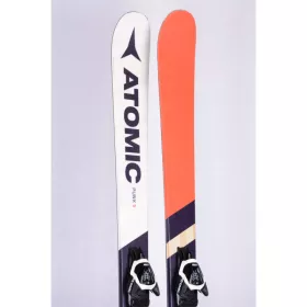 freestyle ski's ATOMIC PUNX 5, TWINTIP, white/red/black, light woodcore + Atomic Lithium 10