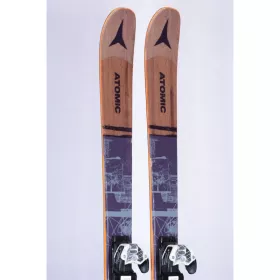 skis freestyle ATOMIC PUNX 7 , TWINTIP, brown + Atomic Warden 11