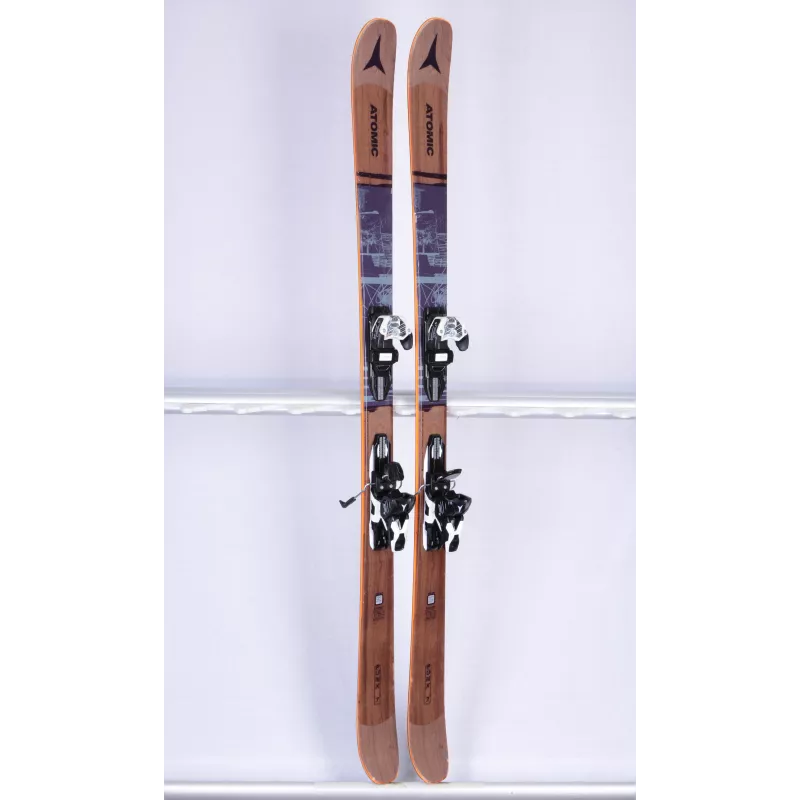 Freestyle Ski ATOMIC PUNX 7 , TWINTIP, brown + Atomic Warden 11