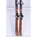 freestyle skis ATOMIC PUNX 7 , TWINTIP, brown + Atomic Warden 11