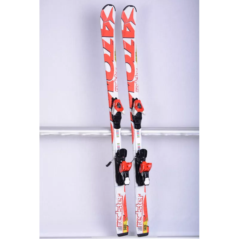 detské/juniorské lyže ATOMIC REDSTER, WHITE, piste rocker, handmade + Atomic XTE 7 red/white