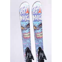 Kinder/Junior Ski ATOMIC SPIKE, FREESTYLE, TWINTIP, handmade, YETI edition + Atomic evox 7